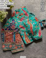 Fancy Occasion Wear Crepe Blouse