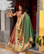 Elegant Jacquard Silk Dupatta Lehenga Set