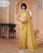 Pure Silk Saree With Pure Silk Blouse And Jerquen Work
