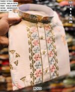 Designer Embroidery Work Kurta Pant For Men