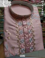 Designer Embroidery Work Kurta Pant For Men