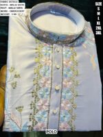 Designer Embroidery Work Kurta Pant For Men