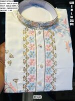 Designer Embroidery Work Kurta Pant For Men