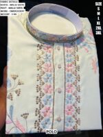 Designer Embroidery Work Kurta Pant For Men