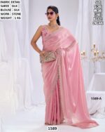 Elegant Silk Saree For Party And Festival Wear