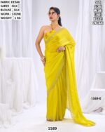 Elegant Silk Saree For Party And Festival Wear