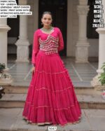 Leheriya Print Heavy Chinon Lehenga Set