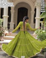 Leheriya Print Heavy Chinon Lehenga Set