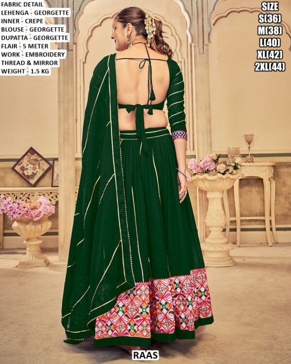 Georgette Lehenga Set With Embroidery Thread Work
