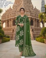 Daily Festive Wear Printed Rayon Suit Set