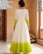 Star Georgette Embroidery Gown For Women