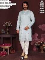 Smart Silk Embroidery Kurta Pajama Set