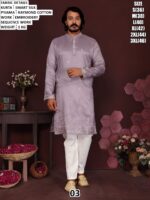 Smart Silk Embroidery Kurta Pajama Set