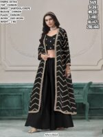 Chinon Palazzo Suit Set With Designer Zari Work