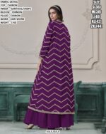 Chinon Palazzo Suit Set With Designer Zari Work