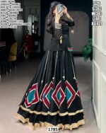 Marble Lehenga Blouse Tunic Set For Women