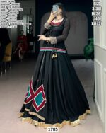 Marble Lehenga Blouse Tunic Set For Women