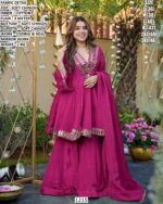 Soft Chinon Designer Ethnic Set With Real Mirror Work