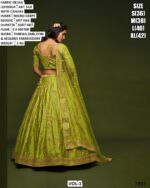 Elegant Sequins Embroidery Lehenga For Women