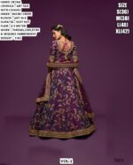 Elegant Sequins Embroidery Lehenga For Women