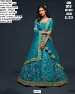 Elegant Sequins Embroidery Lehenga For Women