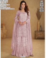 Party Wear Real Net Embroidery Suit Set