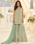 Heavy Look Embroidered Gharara Suit For Women