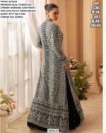 Wedding Wear Chinon Silk Gown With Belt