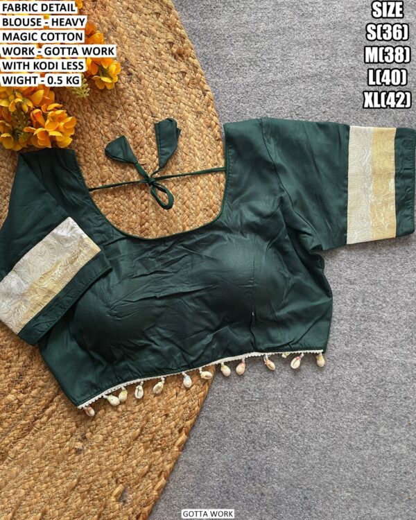 Heavy Magic Cotton Blouse With Gotta Work
