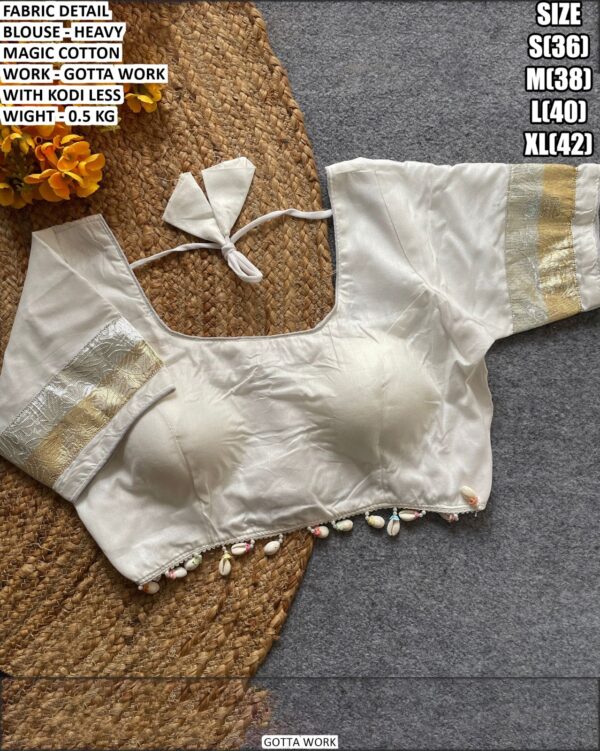 Heavy Magic Cotton Blouse With Gotta Work