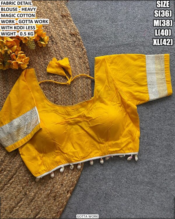 Heavy Magic Cotton Blouse With Gotta Work