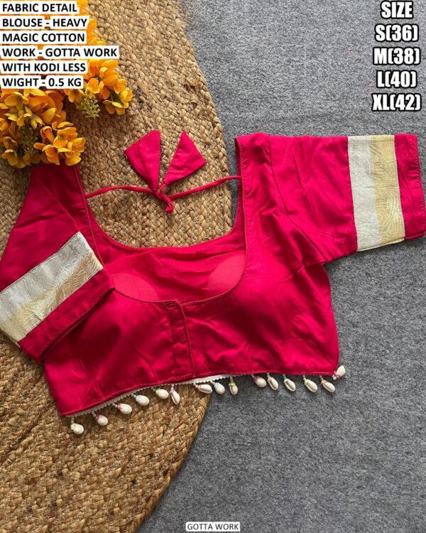 Heavy Magic Cotton Blouse With Gotta Work