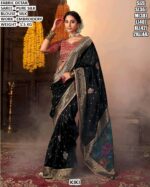 Pure Silk Saree With Elegant Embroidery Work