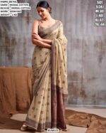 Modal Cotton Weaving Saree With Blouse