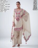 Pure Heavy Georgette Embroidered Suit Set