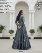 Elegant Tasar Silk Koti Style Lehenga
