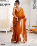 Premium Fendy Satin Saree For Women