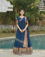Designer Pure Cotton Hand Weaving Lehenga