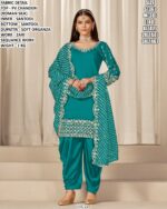 Stylish Festive Wear Chanderi Suit