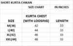 Casual Wear Chikan Work Men Kurta