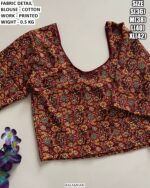 Casual And Festive Wear Printed Blouse