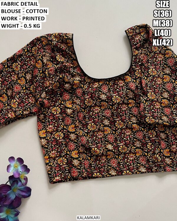Casual And Festive Wear Printed Blouse