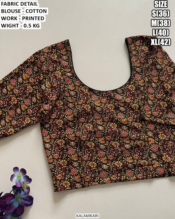 Casual And Festive Wear Printed Blouse