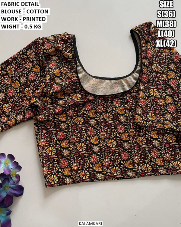 Casual And Festive Wear Printed Blouse