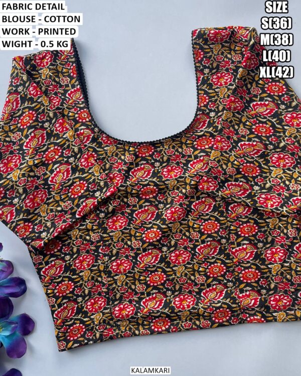 Casual And Festive Wear Printed Blouse
