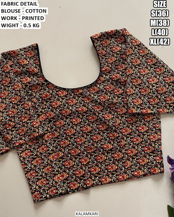 Casual And Festive Wear Printed Blouse