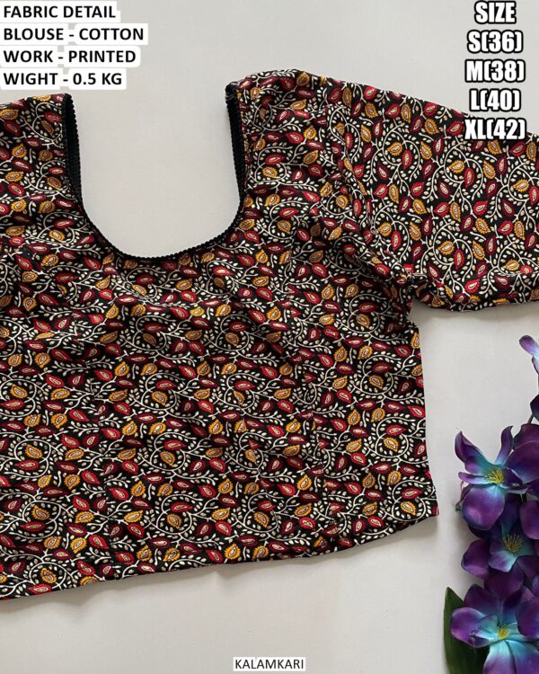 Casual And Festive Wear Printed Blouse