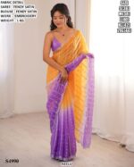 Premium Fendy Satin Saree For Women