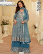 Wedding Wear Heavy Embroidered Palazzo Suit