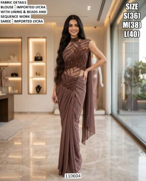 Elegant Imported Lycra Saree Collection